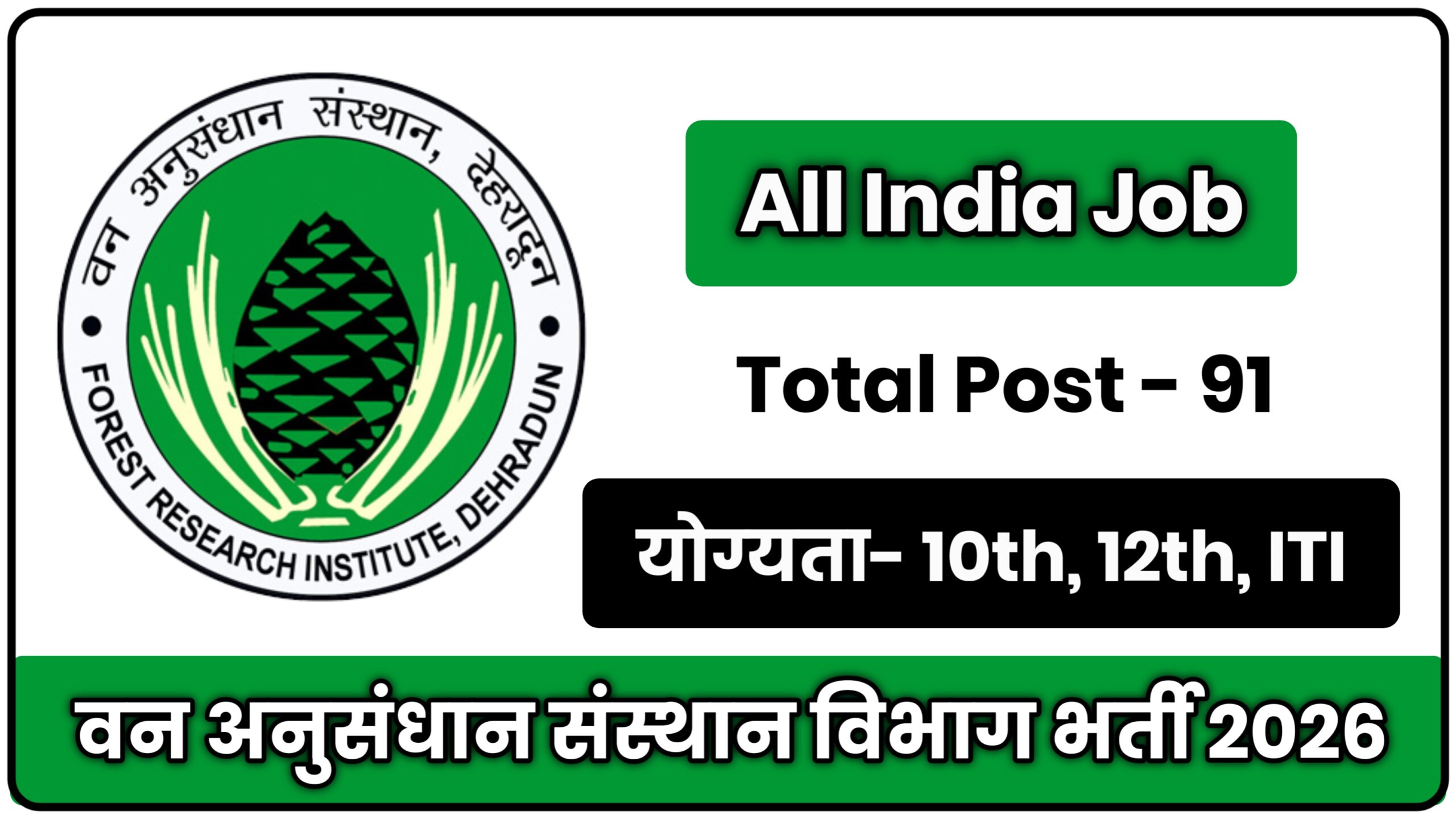 ICFRE-FRI Group C Recruitment 2026