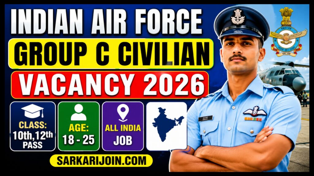 Indian Air Force Group C Civilian Vacancy 2026