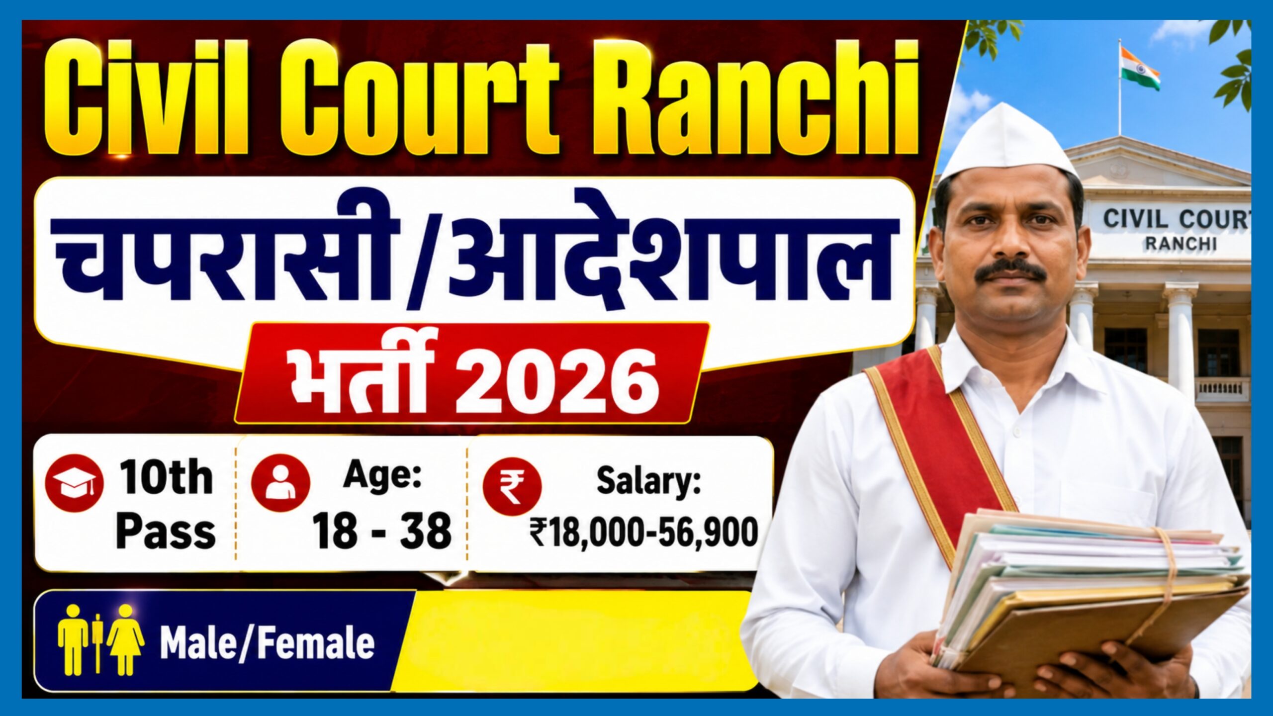 Civil Court Ranchi Vacancy 2026